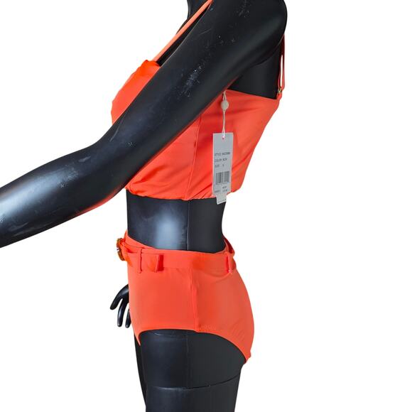 Sunshine 79 Bandeau Midkini Top & High Waist Bikini Bottom 8 - Picture 13 of 16